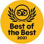 TripAdvisor Travellers' Choice 2021 Best of the Best Award
