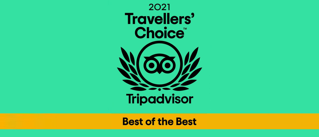 TripAdvisor 2021 Travellers' Choice Best of the Best